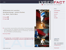 Tablet Screenshot of laserfact.de